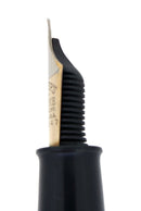 C1938 SHEAFFER GREEN STRIATED OVERSIZED BALANCE FOUNTAIN PEN JEWELER BAND RESTORED OFFERED BY ANTIQUE DIGGER