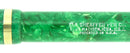 CIRCA 1938 SHEAFFER OVERSIZED BALANCE JADE GREEN CELLULOID FOUNTAIN PEN RESTORED OFFERED BY ANTIQUE DIGGER