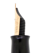 C1938 SHEAFFER JET BLACK OVERSIZE BALANCE FOUNTAIN PEN F-BBB FLEX NIB RESTORED OFFERED BY ANTIQUE DIGGER