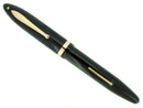 C1938 SHEAFFER JET BLACK OVERSIZE BALANCE FOUNTAIN PEN F-BBB FLEX NIB RESTORED OFFERED BY ANTIQUE DIGGER
