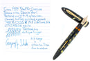CIRCA 1938 SHEAFFER OVERSIZE EBONITE PEARL BALANCE FOUNTAIN PEN RESTORED EXCELLENT OFFERED BY ANTIQUE DIGGER