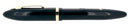 C1938 SHEAFFER JET BLACK OVERSIZE BALANCE FOUNTAIN PEN RESTORED NR MINT OFFERED BY ANTIQUE DIGGER