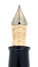 CIRCA 1938 SHEAFFER OVERSIZE CARMINE RED BALANCE FOUNTAIN PEN RESTORED OFFERED BY ANTIQUE DIGGER