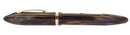 CIRCA 1938 SHEAFFER OVERSIZE GOLDEN BROWN BALANCE FOUNTAIN PEN RESTORED OFFERED BY ANTIQUE DIGGER