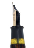 CIRCA 1938 SHEAFFER OVERSIZE GOLDEN BROWN BALANCE FOUNTAIN PEN RESTORED OFFERED BY ANTIQUE DIGGER