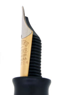 C1938 SHEAFFER JET BLACK OVERSIZE BALANCE FOUNTAIN PEN PLUNGER FILL RESTORED OFFERED BY ANTIQUE DIGGER