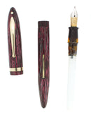 CIRCA 1938 SHEAFFER ROSE GLOW STANDARD SIZE BALANCE FOUNTAIN PEN RESTORED OFFERED BY ANTIQUE DIGGER