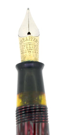 CIRCA 1938 SHEAFFER ROSE GLOW STANDARD SIZE BALANCE FOUNTAIN PEN RESTORED OFFERED BY ANTIQUE DIGGER