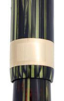 C1938 SHEAFFER  MARINE GREEN STANDARD BALANCE FOUNTAIN PEN PLUNGER FILL RESTORED OFFERED BY ANTIQUE DIGGER