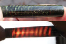 1939 PARKER EMERALD PEARL CELLULOID DOUBLE JEWEL VACUMATIC FOUNTAIN PEN SET RESTORED