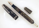 1939 PARKER GRAY PEARL VACUMATIC STREAMLINE STANDARD FOUNTAIN PEN W/ STAR CLIP OFFERED BY ANTIQUE DIGGER
