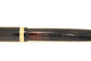 1939 PARKER JET BLACK DOUBLE JEWEL VACUMATIC SHADOW WAVE FOUNTAIN PEN RESTORED OFFERED BY ANTIQUE DIGGER