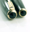 1939 PARKER EMERALD DOUBLE JEWEL VACUMATIC SHADOW WAVE FOUNTAIN PEN RESTORED OFFERED BY ANTIQUE DIGGER