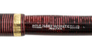 1939 PARKER BURGUNDY VACUMATIC DOUBLE JEWEL FOUNTAIN PEN M - BBB FLEX NIB RESTORED OFFERED BY ANTIQUE DIGGER