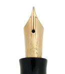 1939 PARKER VACUMATIC JUNIOR DEBUTANTE BURGUNDY SHADOW WAVE RESTORED OFFERED BY ANTIQUE DIGGER