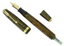 1939 PARKER VACUMATIC GOLDEN PEARL DOUBLE JEWEL LONG MAJOR FOUNTAIN PEN RESTORED OFFERED BY ANTIQUE DIGGER