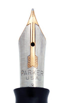 1939 PARKER EMERALD PEARL VACUMATIC DOUBLE JEWEL MAJOR FOUNTAIN PEN RESTORED OFFERED BY ANTIQUE DIGGER