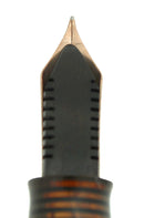 1939 PARKER SENIOR MAXIMA GOLDEN PEARL VACUMATIC DJ FOUNTAIN PEN RESTORED OFFERED BY ANTIQUE DIGGER