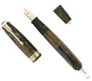 1939 PARKER SENIOR MAXIMA GOLDEN PEARL VACUMATIC DJ FOUNTAIN PEN RESTORED OFFERED BY ANTIQUE DIGGER