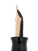 1939 PARKER SILVER PEARL VACUMATIC DOUBLE JEWEL FOUNTAIN PEN F-B NIB RESTORED OFFERED BY ANTIQUE DIGGER