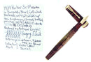 1939 PARKER BURGUNDY PEARL SENIOR MAXIMA VACUMATIC DOUBLE JEWEL FOUNTAIN PEN RESTORED OFFERED BY ANTIQUE DIGGER