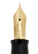 RARE 1939 PARKER SENIOR MAXIMA PARKER JEWELER CAP BAND FOUNTAIN PEN RESTORED OFFERED BY ANTIQUE DIGGER