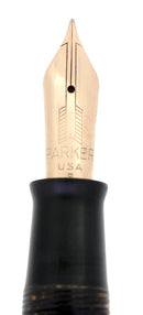 1939 PARKER GOLDEN PEARL SR MAXIMA VACUMATIC DOUBLE JEWEL FOUNTAIN PEN NEAR MINT RESTORED OFFERED BY ANTIQUE DIGGER