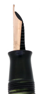 1939 PARKER EMERALD PEARL VACUMATIC DOUBLE JEWEL FOUNTAIN PEN RESTORED OFFERED BY ANTIQUE DIGGER