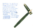 1939 PARKER EMERALD PEARL VACUMATIC DOUBLE JEWEL FOUNTAIN PEN RESTORED OFFERED BY ANTIQUE DIGGER