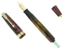 1939 PARKER SENIOR MAXIMA BURGUNDY VACUMATIC DOUBLE JEWEL FOUNTAIN PEN RESTORED OFFERED BY ANTIQUE DIGGER