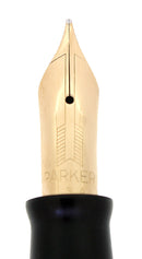 1939 PARKER SENIOR MAXIMA BURGUNDY VACUMATIC DOUBLE JEWEL FOUNTAIN PEN RESTORED OFFERED BY ANTIQUE DIGGER