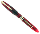 1939 FIRST YEAR RED LUCITE WATERMAN 100 YEAR FOUNTAIN PEN XF-M NIB RESTORED OFFERED BY ANTIQUE DIGGER