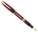 1939 FIRST YEAR RED LUCITE WATERMAN 100 YEAR FOUNTAIN PEN XF-M NIB RESTORED OFFERED BY ANTIQUE DIGGER