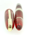 1939 FIRST YEAR RED LUCITE WATERMAN 100 YEAR FOUNTAIN PEN XF-M NIB RESTORED OFFERED BY ANTIQUE DIGGER