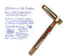 C1939 WATERMAN 5116 GOLDEN PEARL BLACK PINSTRIPES FOUNTAIN PEN RESTORED OFFERED BY ANTIQUE DIGGER