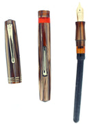 C1939 WATERMAN 5116 GOLDEN PEARL BLACK PINSTRIPES FOUNTAIN PEN RESTORED