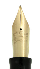 1939 FIRST YEAR RED WATERMAN 100 YEAR FOUNTAIN PEN F-BB SEMI-FLEX NIB RESTORED OFFERED BY ANTIQUE DIGGER