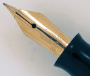 1940 PARKER EMERALD PEARL VACUMATIC MAJOR FOUNTAIN PEN F to BB FLEX NIB RESTORED OFFERED BY ANTIQUE DIGGER