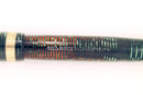 1940 PARKER EMERALD PEARL VACUMATIC MAJOR FOUNTAIN PEN F to BB FLEX NIB RESTORED OFFERED BY ANTIQUE DIGGER