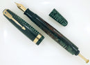 1940 PARKER EMERALD PEARL VACUMATIC MAJOR FOUNTAIN PEN F to BB FLEX NIB RESTORED OFFERED BY ANTIQUE DIGGER