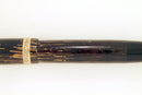 1940 PARKER GOLD PEARL DOUBLE JEWEL VACUMATIC SHADOW WAVE FOUNTAIN PEN RESTORED OFFERED BY ANTIQUE DIGGER