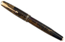 RESTORED 1940 PARKER VACUMATIC GOLDEN PEARL CELLULOID FOUNTAIN PEN DOUBLE JEWEL