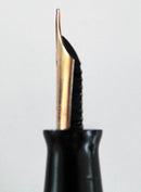 RESTORED 1940 PARKER VACUMATIC GOLDEN PEARL CELLULOID FOUNTAIN PEN DOUBLE JEWEL