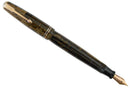 RESTORED 1940 PARKER VACUMATIC GOLDEN PEARL CELLULOID FOUNTAIN PEN DOUBLE JEWEL