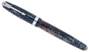  RESTORED 1940 PARKER VACUMATIC DOUBLE JEWEL FOUNTAIN PEN IN SILVER PEARL CELLULOID OFFERED BY ANTIQUE DIGGER