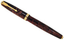 RESTORED 1940 PARKER VACUMATIC DOUBLE JEWEL MAJOR SIZE BURGUNDY PEARL FOUNTAIN PEN OFFERED BY ANTIQUE DIGGER