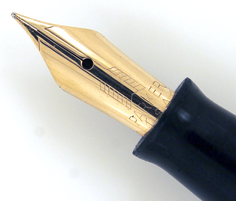 RESTORED 1940 PARKER SILVER PEARL VACUMATIC DEBUTANTE FOUNTAIN PEN W/ STAR CLIP OFFERED BY ANTIQUE DIGGER