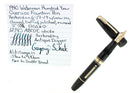 1940 JET BLACK WATERMAN 100 YEAR OVERSIZE FOUNTAIN PEN SEMI-FLEX NIB RESTORED OFFERED BY ANTIQUE DIGGER