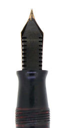 1940 PARKER LONG MAJOR BURGUNDY VACUMATIC DOUBLE JEWEL FOUNTAIN PEN RESTORED OFFERED BY ANTIQUE DIGGER