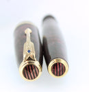 1940 PARKER LONG MAJOR BURGUNDY VACUMATIC DOUBLE JEWEL FOUNTAIN PEN RESTORED OFFERED BY ANTIQUE DIGGER